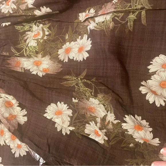 DAVI & DANI Floral Print Brown Jumpsuit - Picture 7 of 9